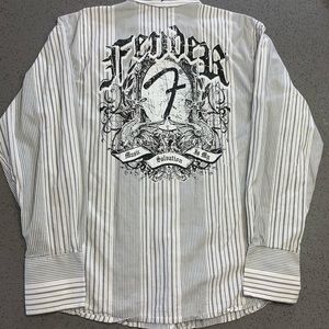 Fender Pinstripe Button Up men’s medium